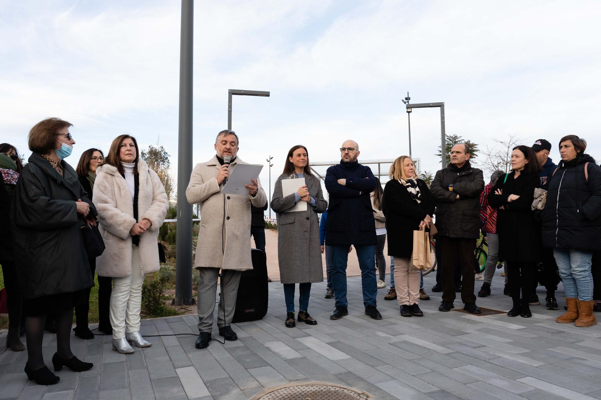 Inauguración del Parc del Poble a Ramón Fontestad en Rocafort