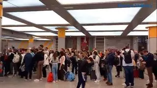 "Mallorquinistas, venid con tiempo al aeropuerto"