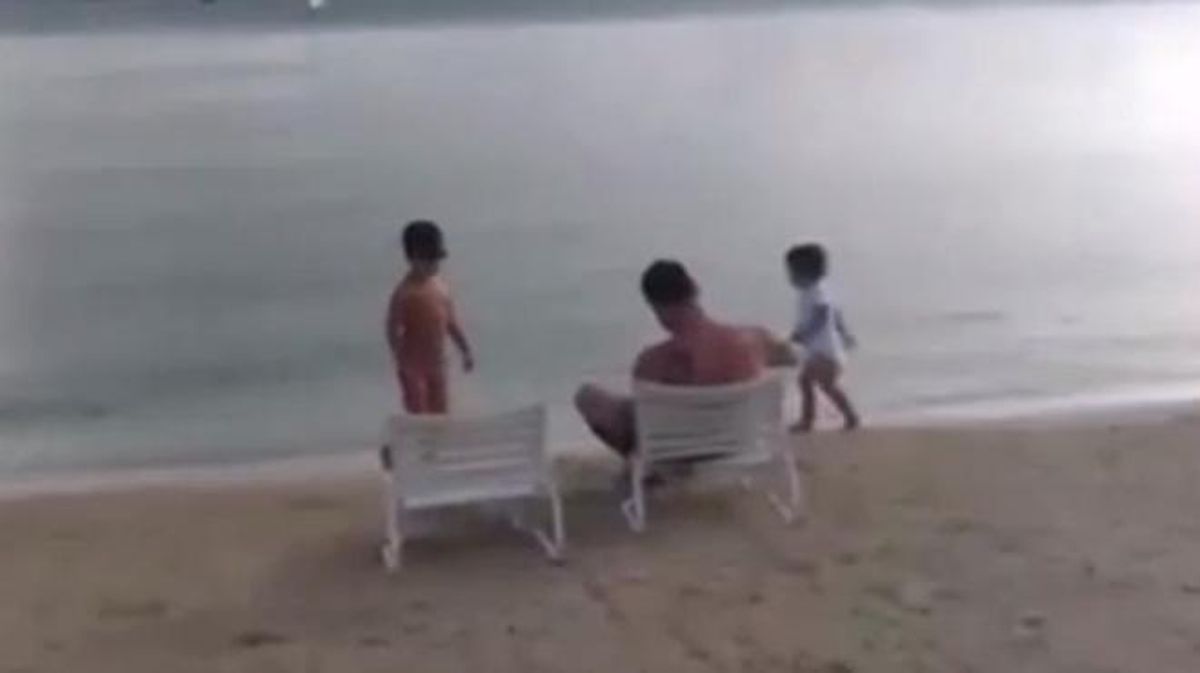 Messi i la seva família a l’illa caribenya d’Antigua i Barbuda.