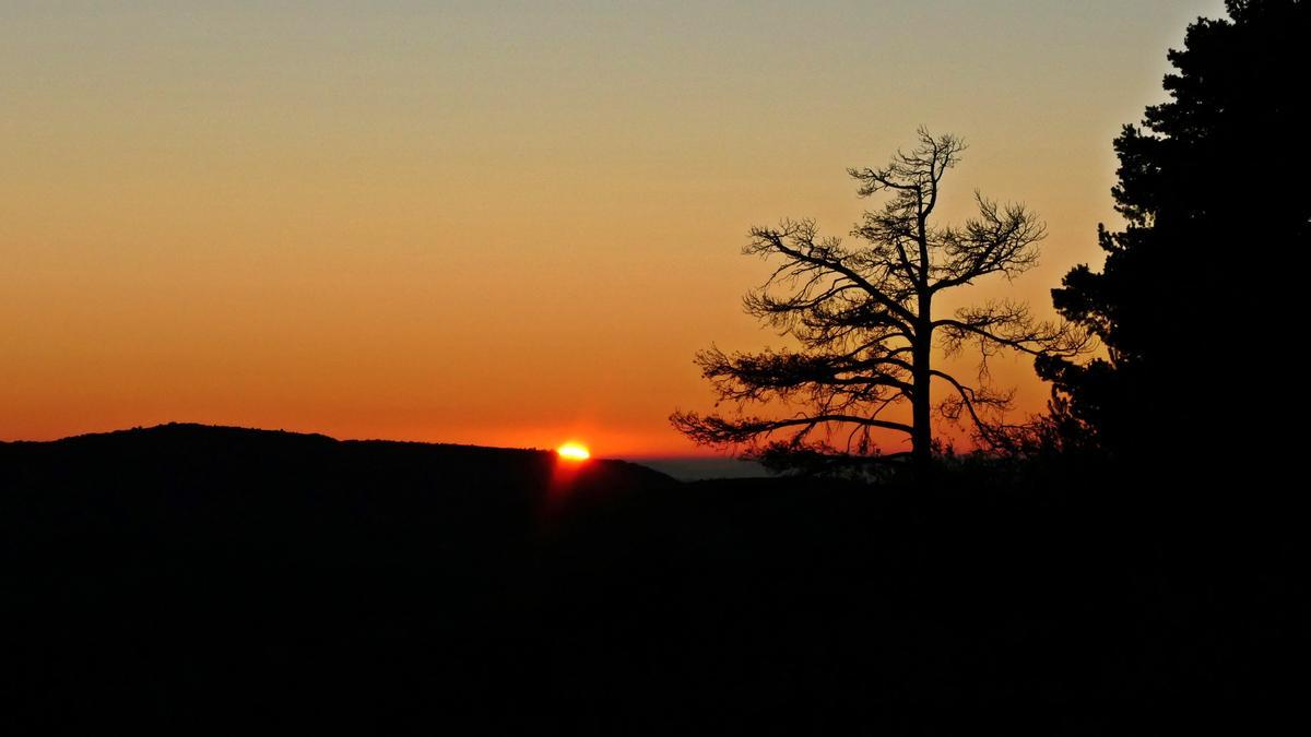 Posta de sol a la vall de Lord.