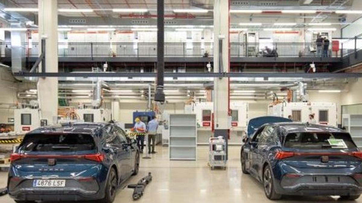 El nuevo laboratorio de baterías de la automovilística Seat, el Test Center Energy, en la planta de Martorell, el pasado día 15 de diciembre. | VOLKSWAGEN