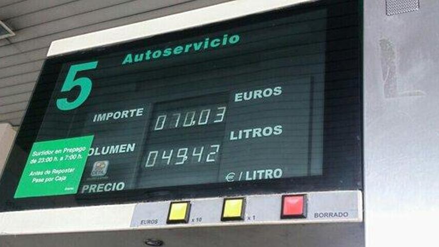 El precio de la gasolina en Málaga