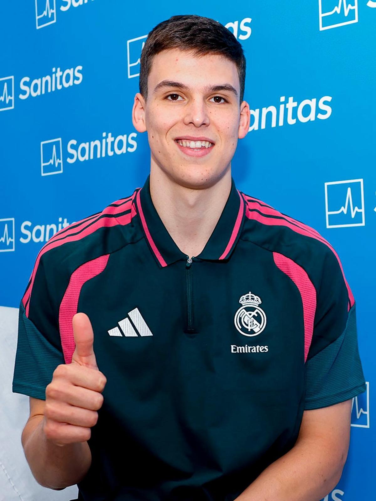 Jaime Pradilla se presenta en el Real Madrid