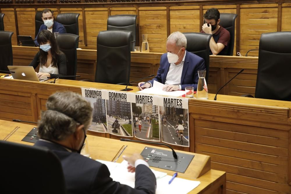 Pleno municipal de septiembre en Gijón
