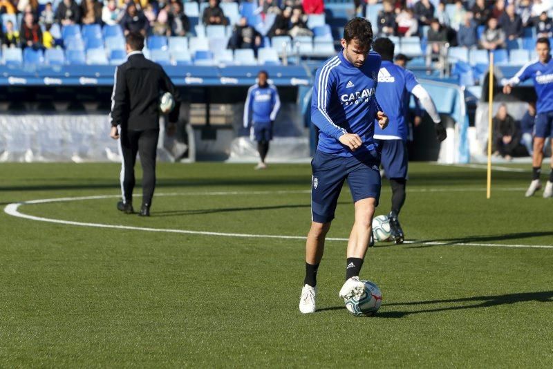 Partido de entrenamiento del Real Zaragoza en La Romareda