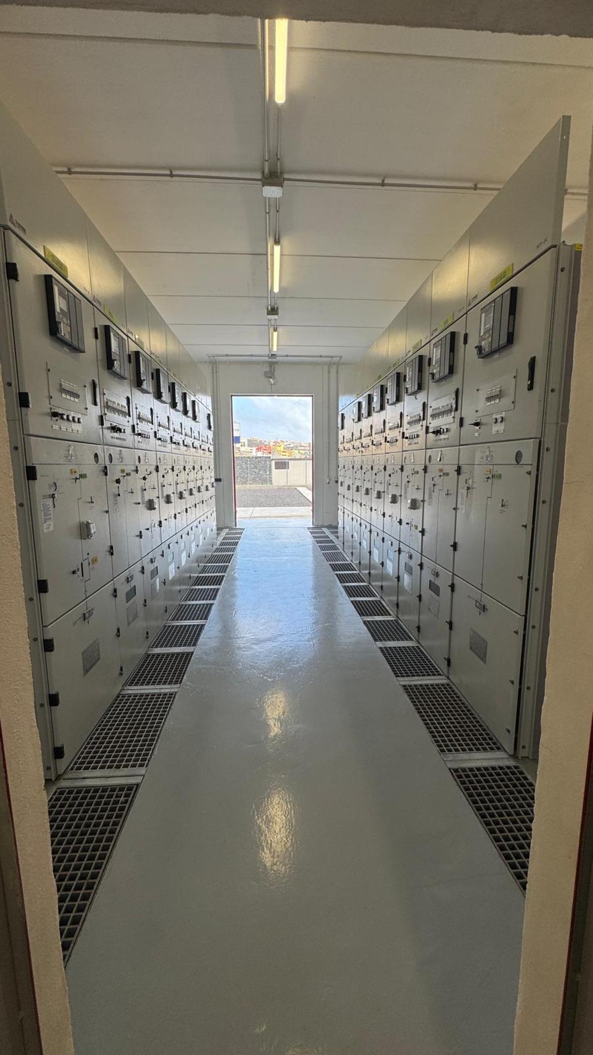 Instalaciones de la subestación de El Palmar, en La Gomera.