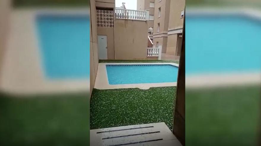 Granizada en Arenales del Sol