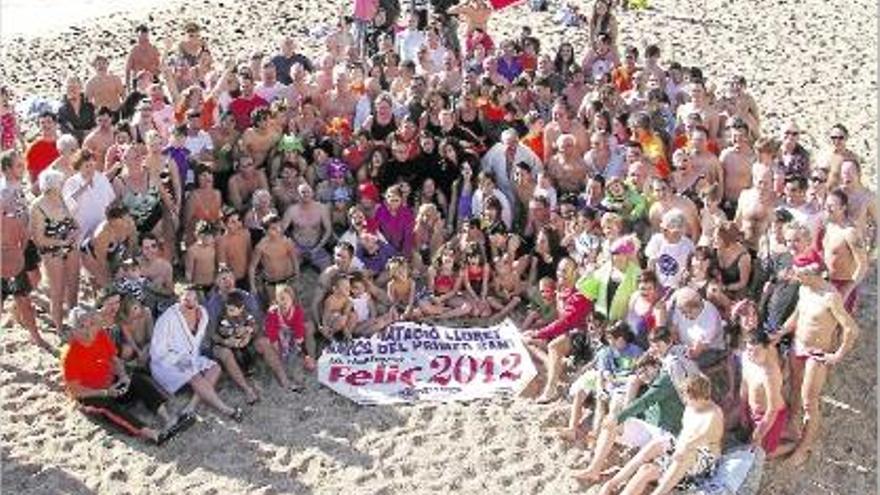 Lloret de Mar El Primer Bany de l&#039;Any bat rècords amb 200 participants