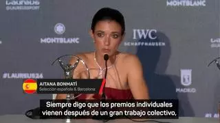 Aitana Bonmatí: "Los premios individuales vienen después de un gran trabajo colectivo"