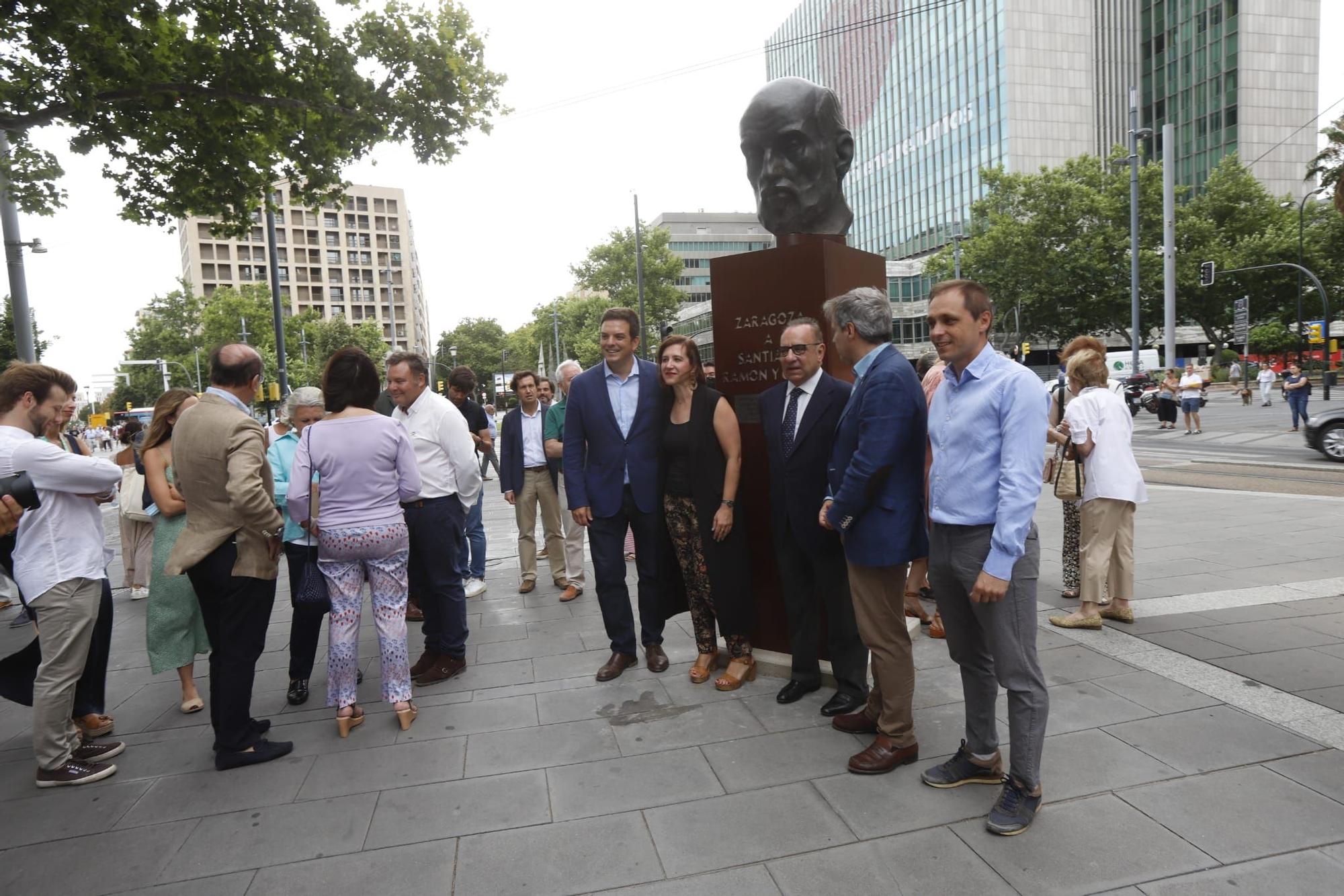 Busto en memoria de Santiago Ramón y Cajal