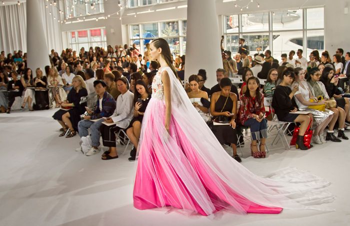 Nueva York Fashion Week: Delpozo, vestido rosa
