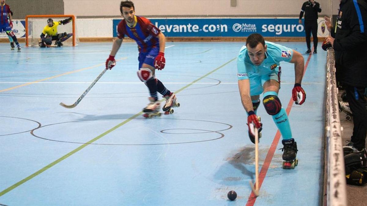 Sergi Panadero firmó el tercer tanto azulgrana en Alcoy