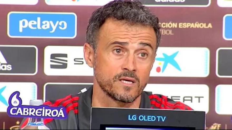 Luis Enrique ve injustas las críticas a De Gea