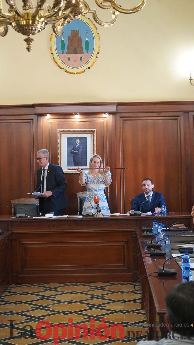 Pleno de investidura en el Ayuntamiento de Cehegín
