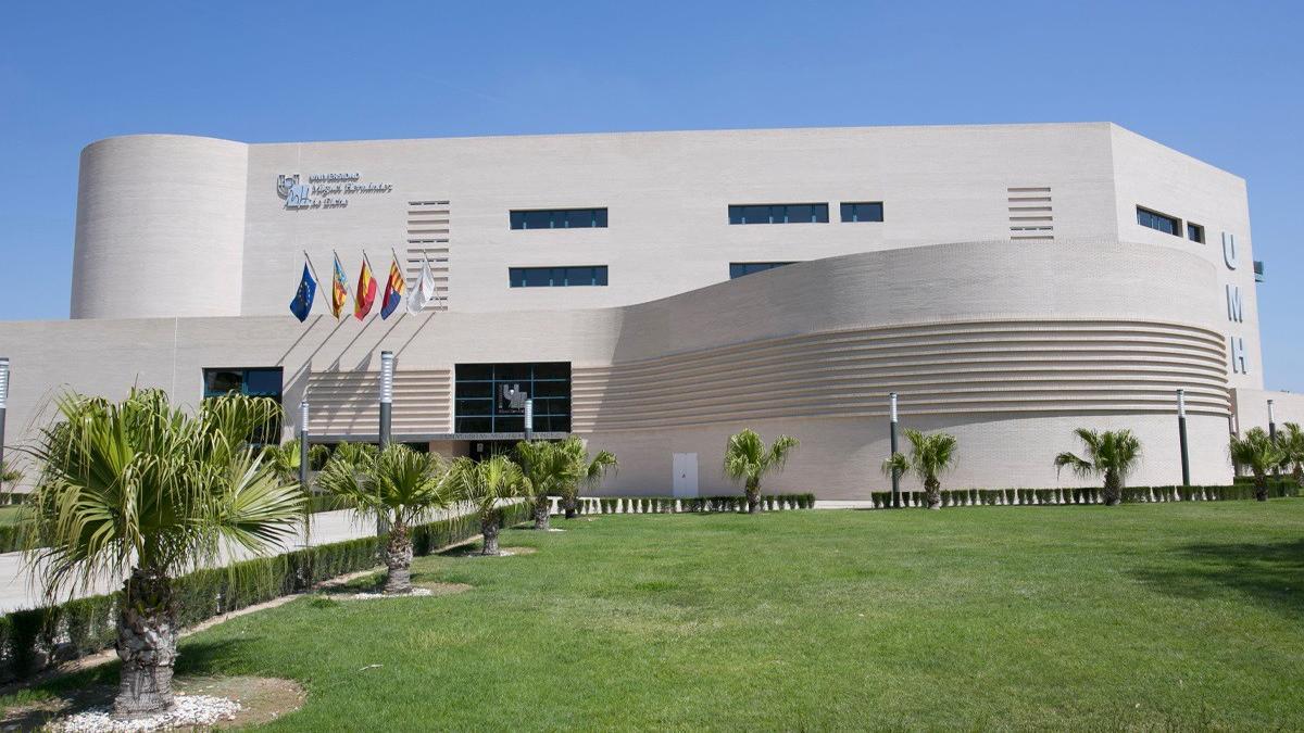 Una imagen del edificio del Rectorado de la UMH de Elche