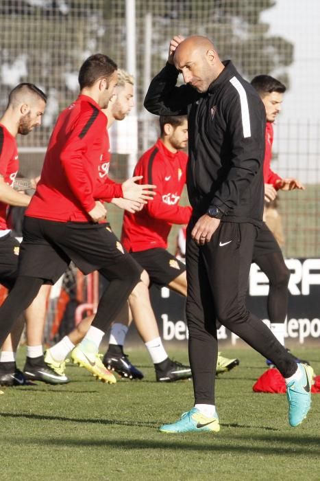 Entrenamiento del Sporting