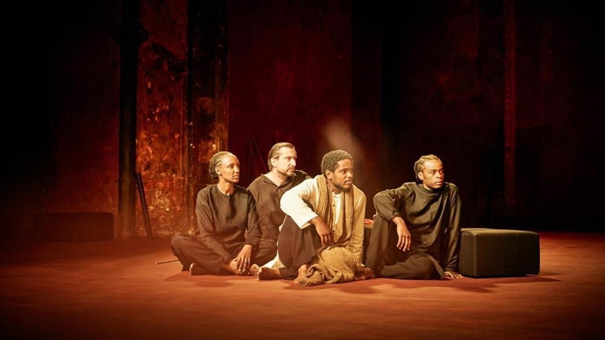 Una escena de 'Battlefield. Camp de batalla', de Peter Brook y Marie-Hélène Estienne.