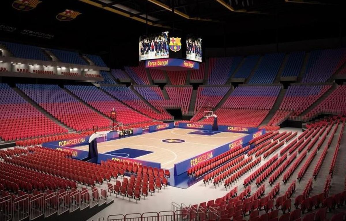 El nuevo Palau, tal como lo proyectó la anterior junta directiva de Bartomeu