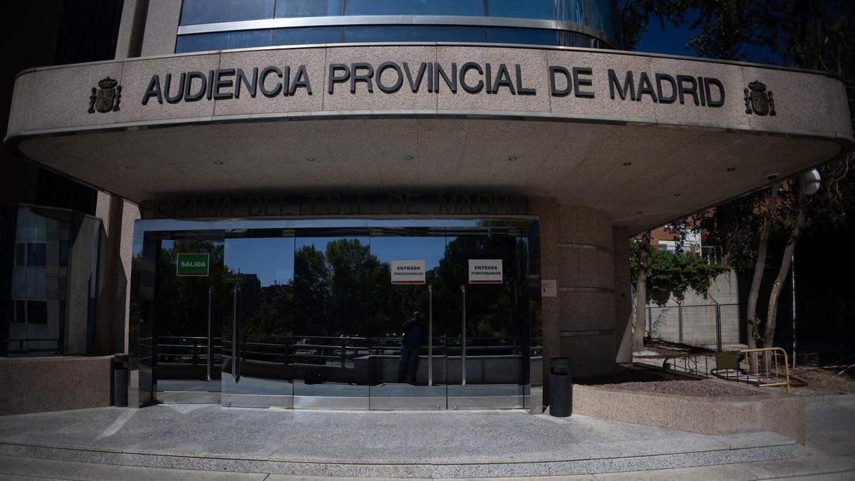 Archivo - Fachada de la sede de la Audiencia Provincial de Madrid, a 26 de septiembre de 2025, en Madrid (España).