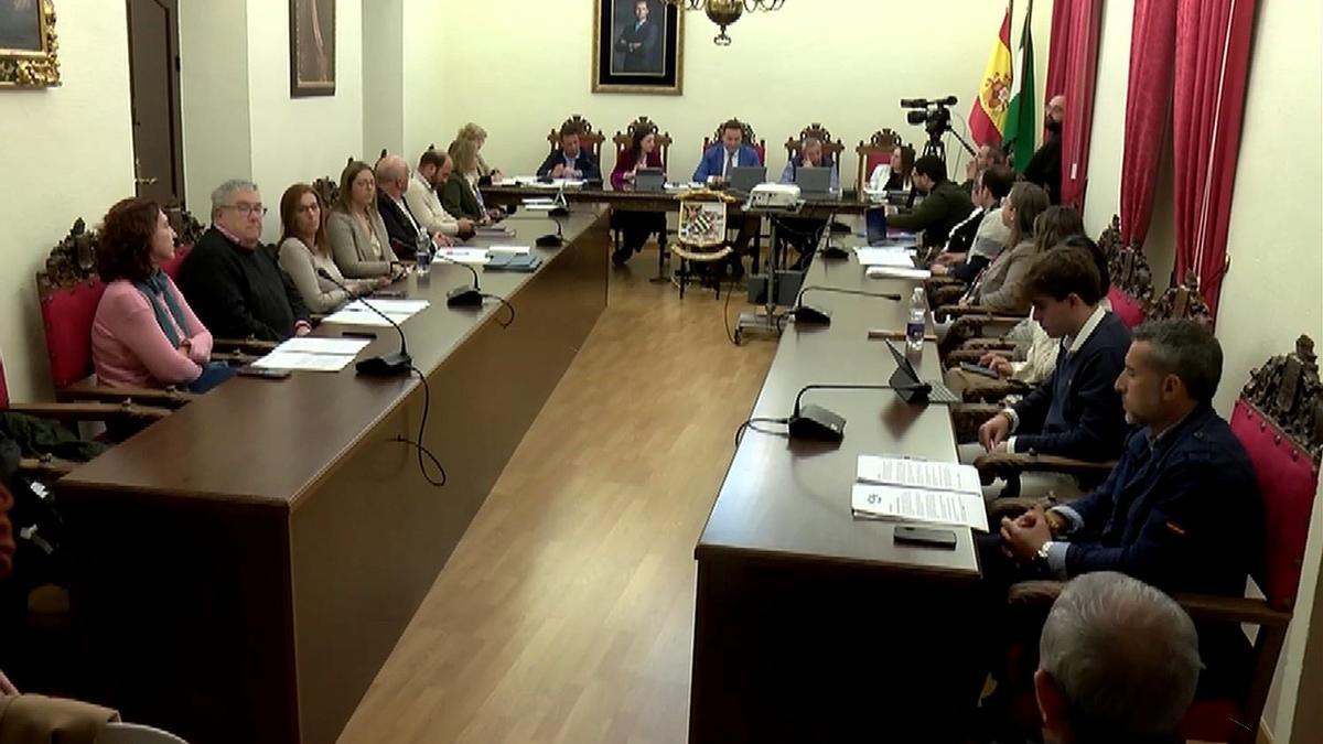 Sesión plenaria celebrada la noche de este jueves por la Corporación de Priego.