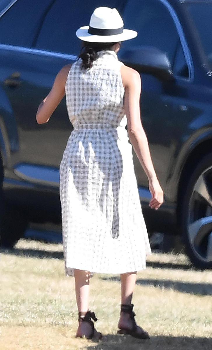 Meghan Markle en un torneo de polo
