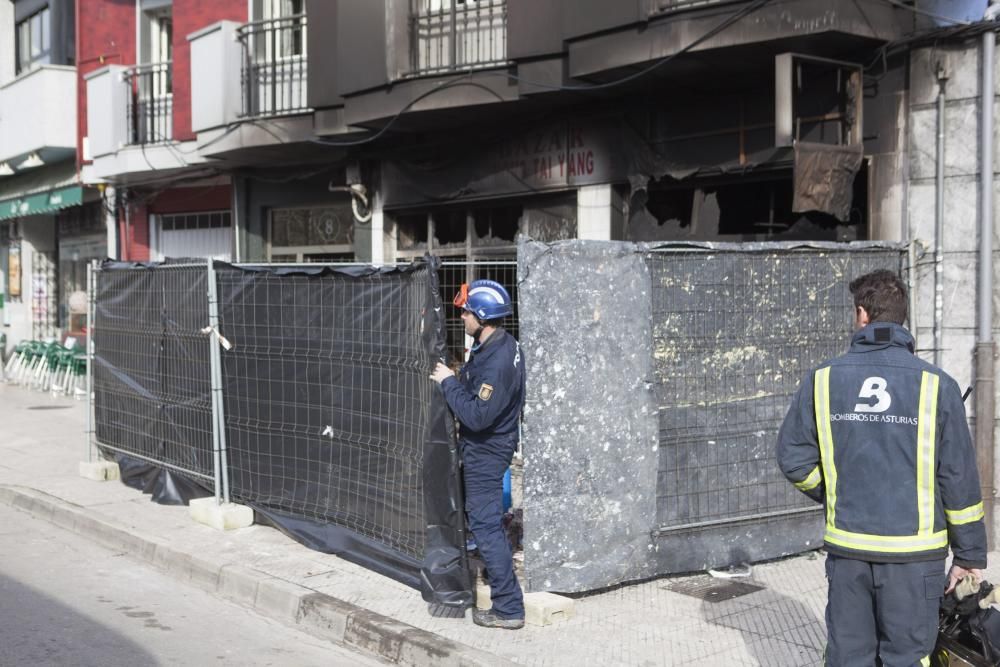 Investigación del incendio de Sotrondio