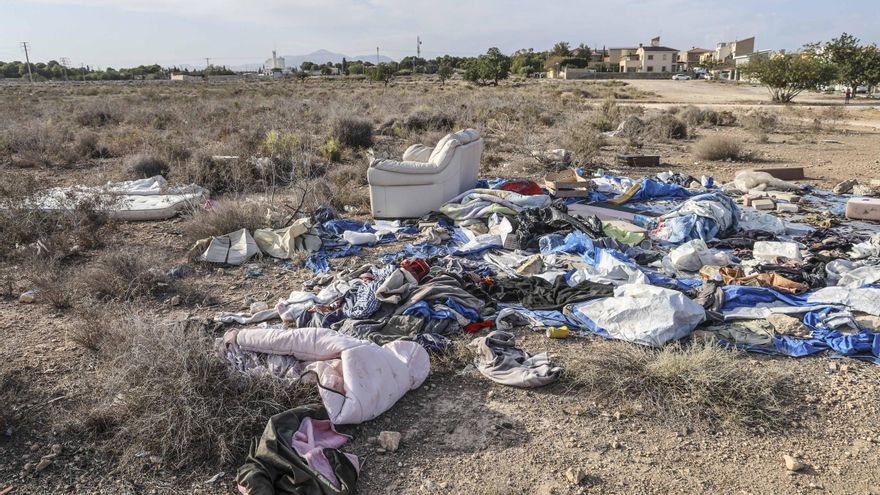 Lo que deja al descubierto la miseria en la nueva zona de expansión residencial de Alicante