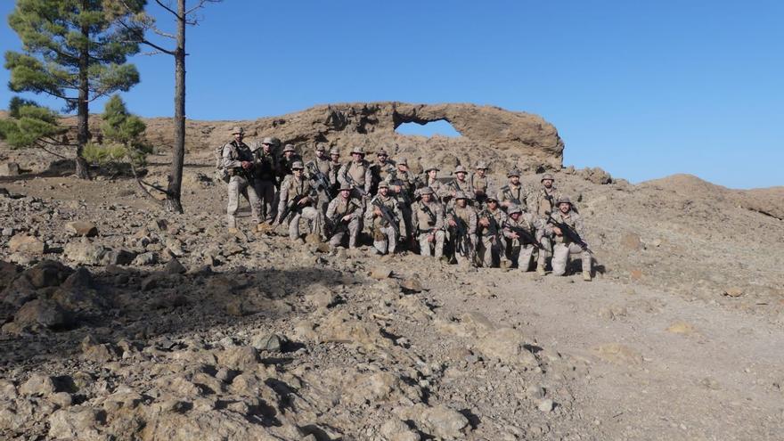 La Armada realiza el Camino de Santiago en Gran Canaria