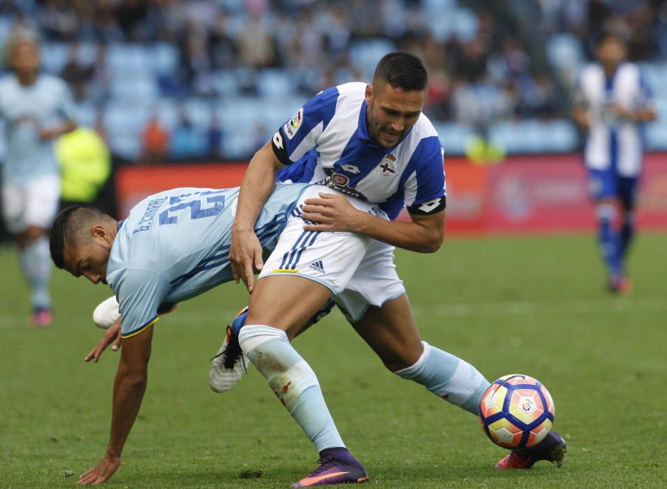 Mañana negra para el Dépor en Vigo ante el Celta