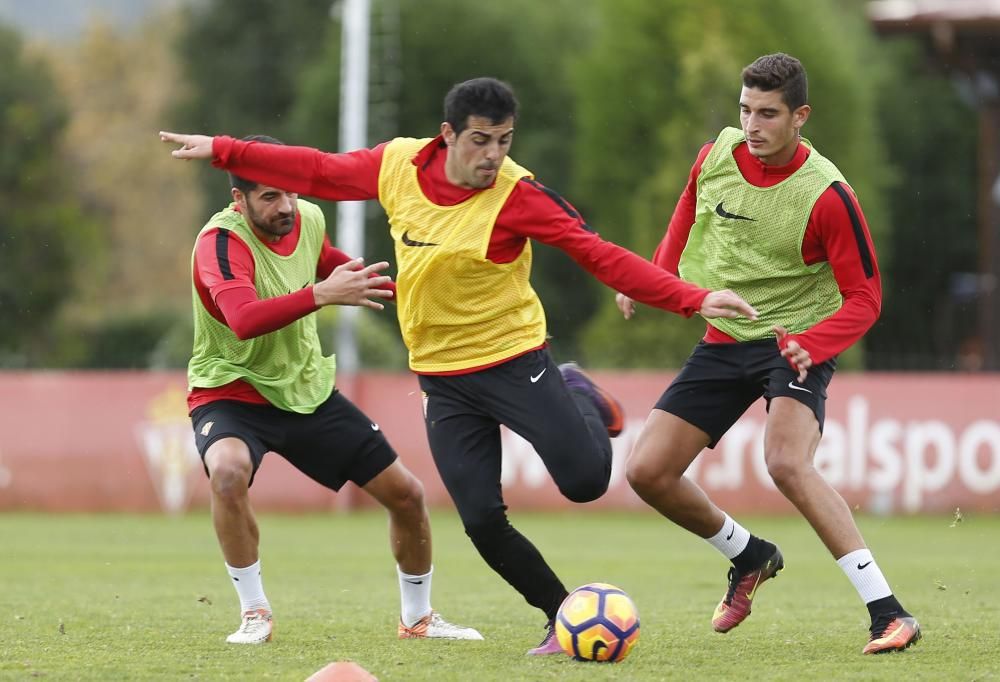 Entrenamiento del Sporting