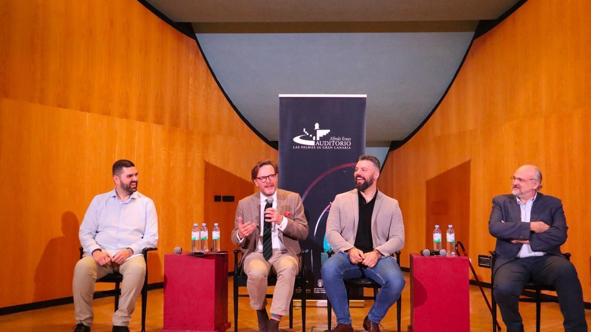 De izquierda a derecha, Jesús Agomar, Tilman Kuttenkeuler, David Crespo y Francisco Pomares.