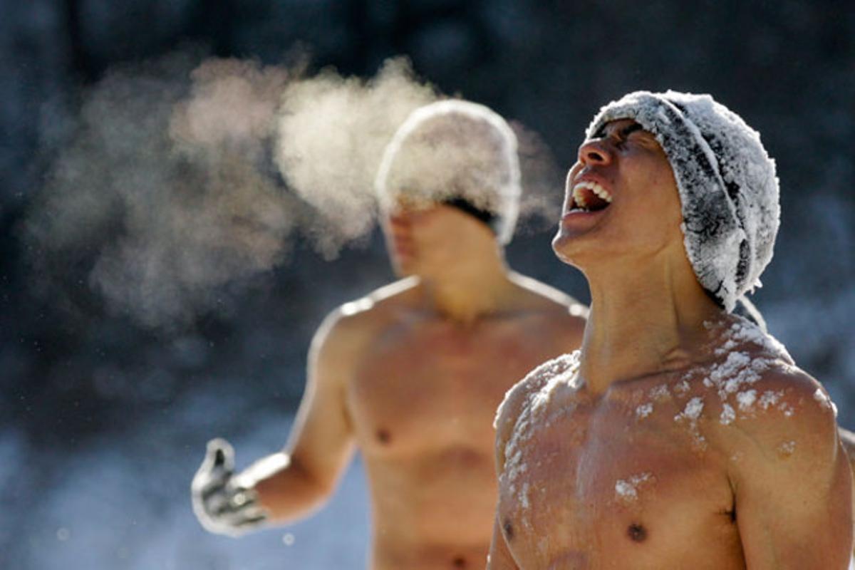 Les forces especials sud-coreanes s’entrenen durant un exercici d’hivern a Pyeongchang (Corea del Sud).