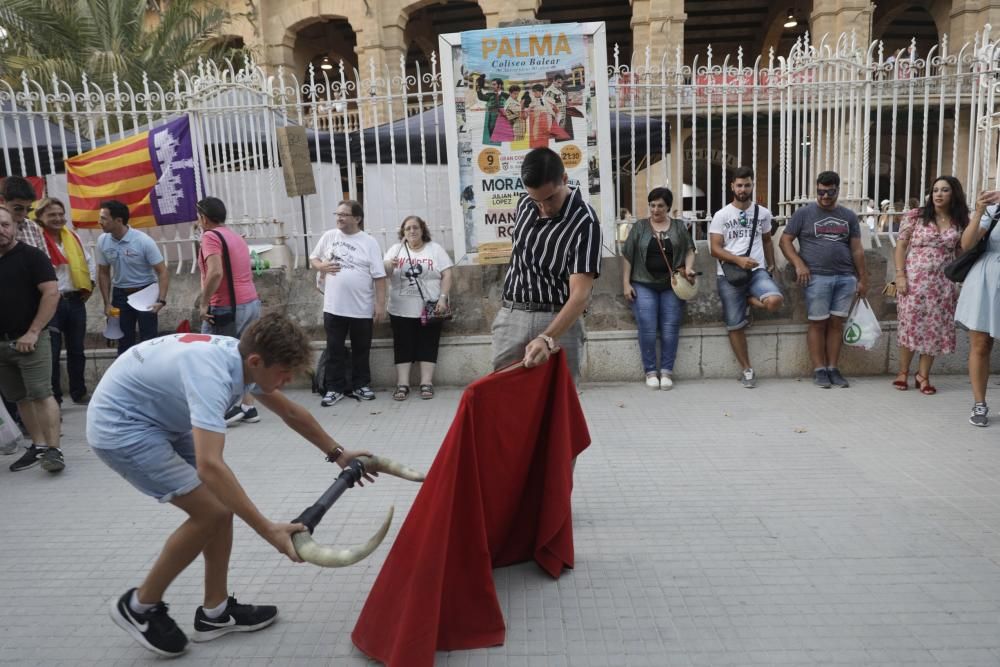 Protest und Jubel - so lief der Stierkampf auf Mallorca ab