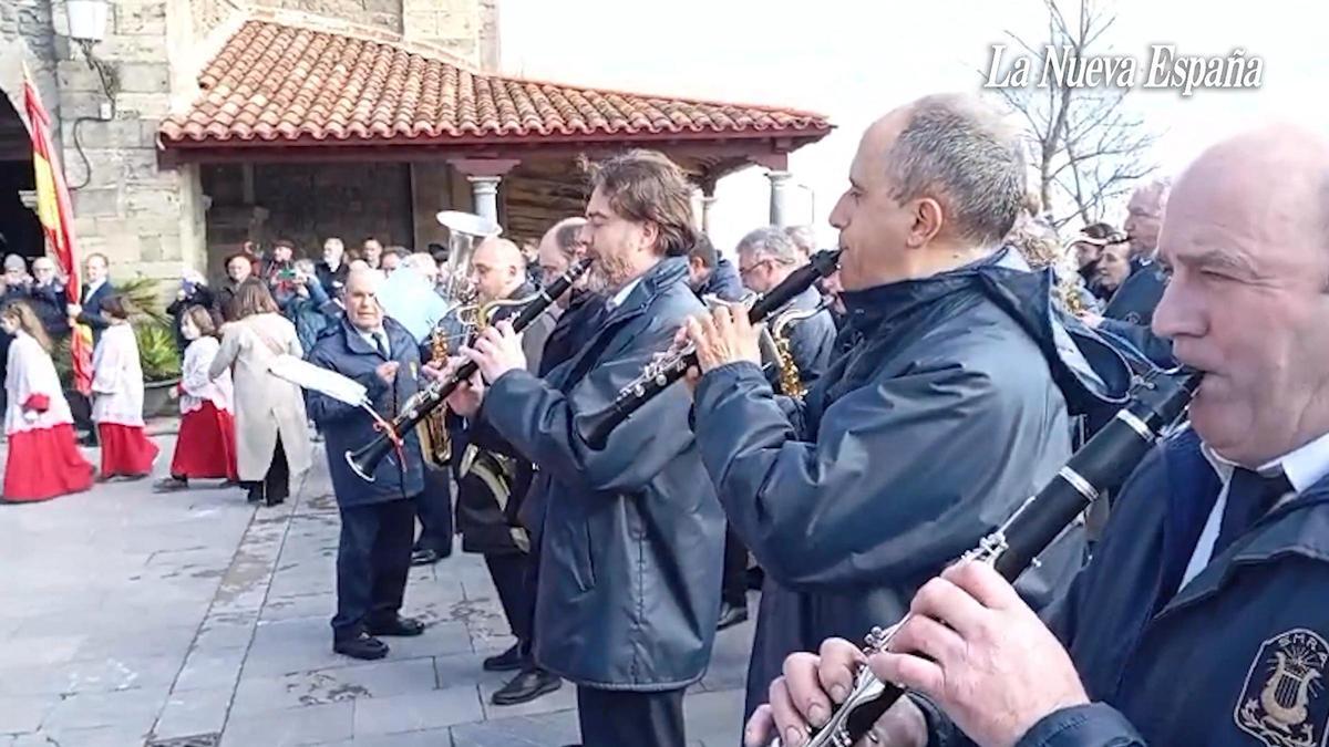 El cardenal Artime regresa a Luanco para una cita especial con el Cristo del Socorro: "Esta fiesta es mucho más profunda que algo solo folclórico y ritual"