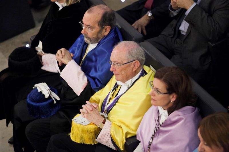 Juan Esteban Beckman y Manolo Blahnik en la ULL