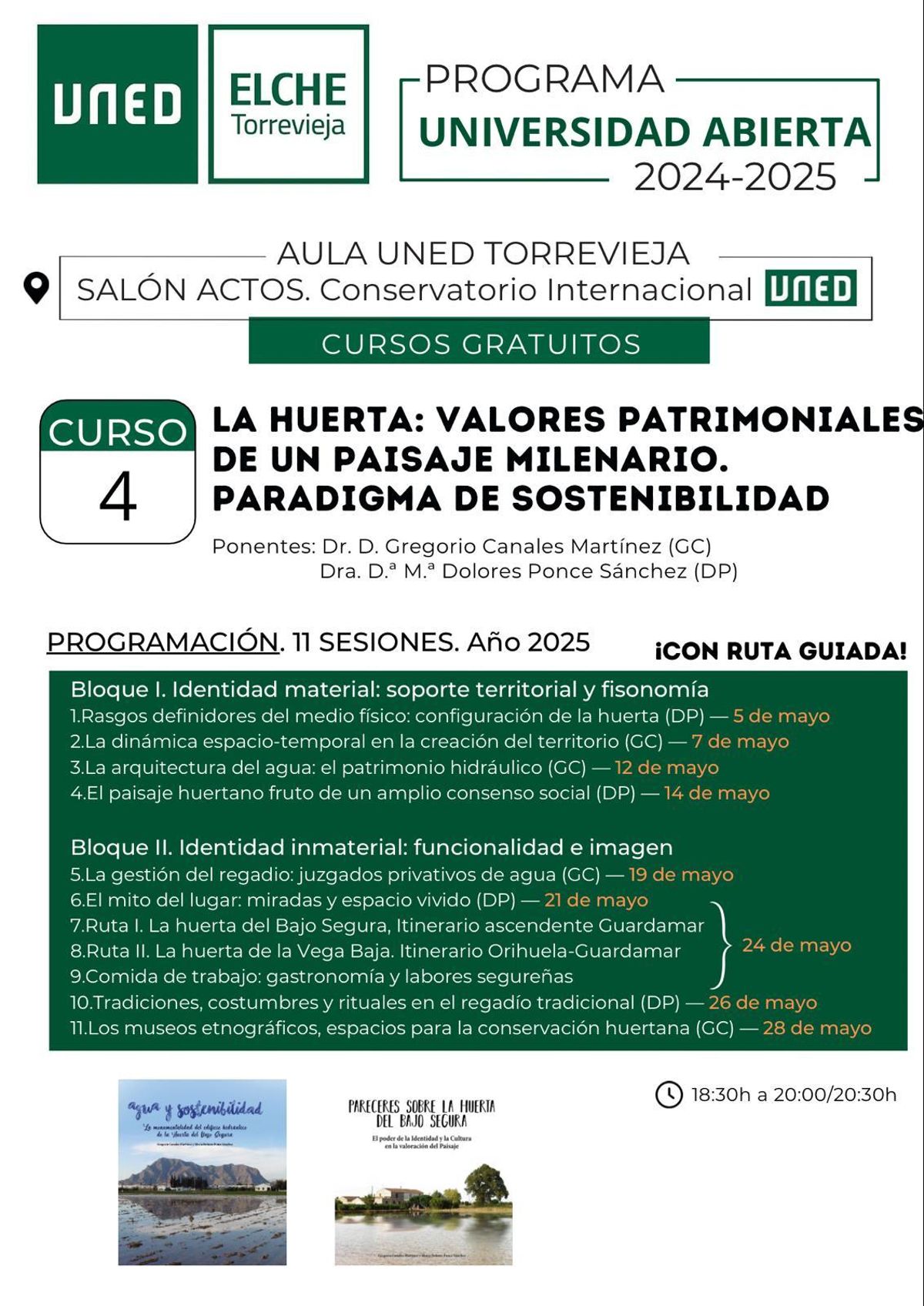 Programa de las ocho conferencias