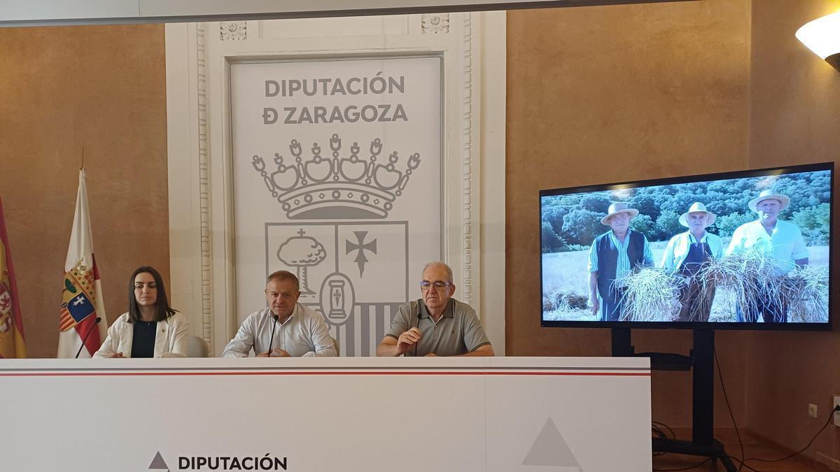 Presentación de la feria en la Dipuatación de Zaragoza.