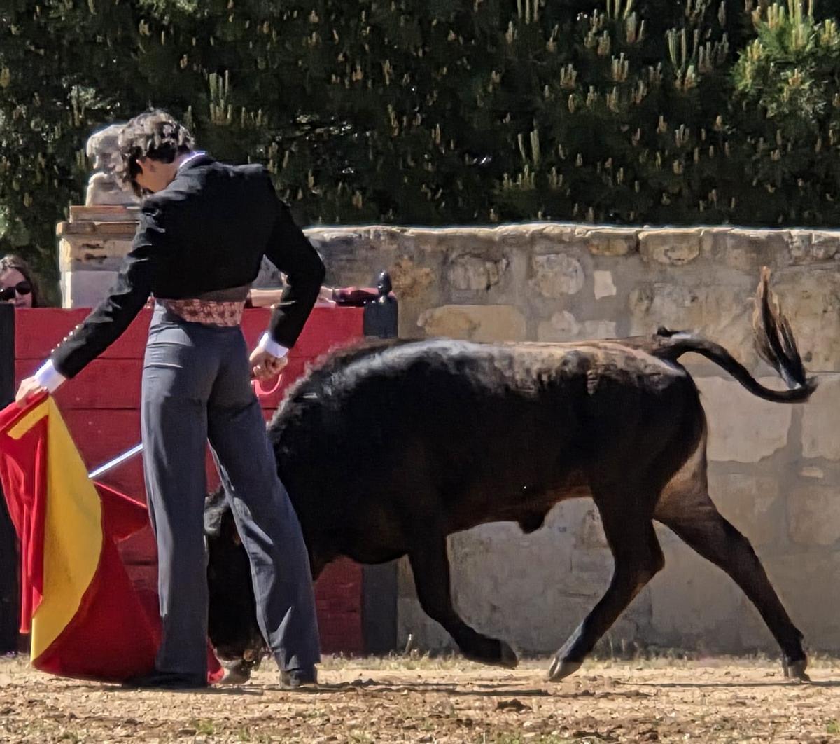 Uno de los participantes en las tientas celebradas este fin de semana en las ganaderías zamoranas.