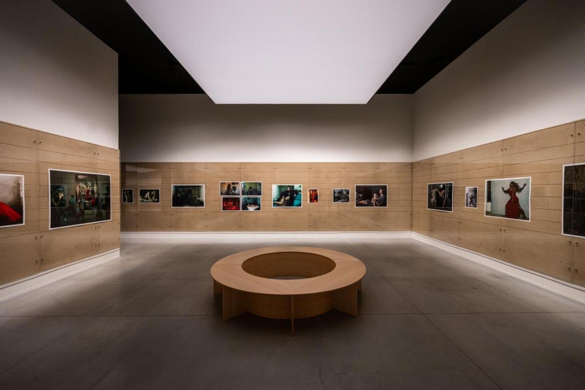 Una vista de la exposición.