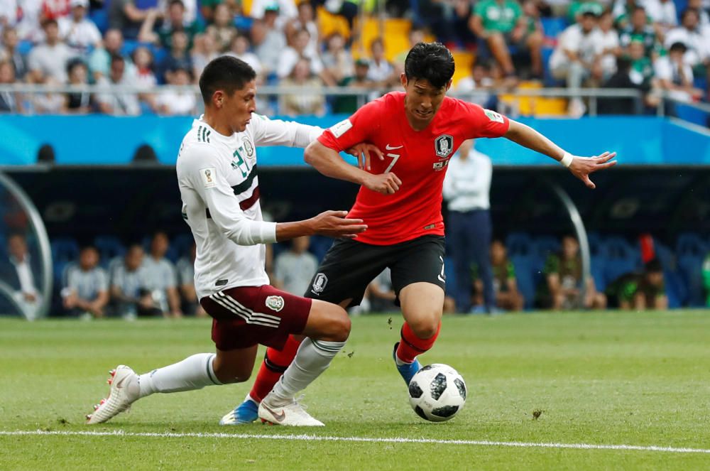 Les imatges del Corea del Sud-Mèxic (1-2)