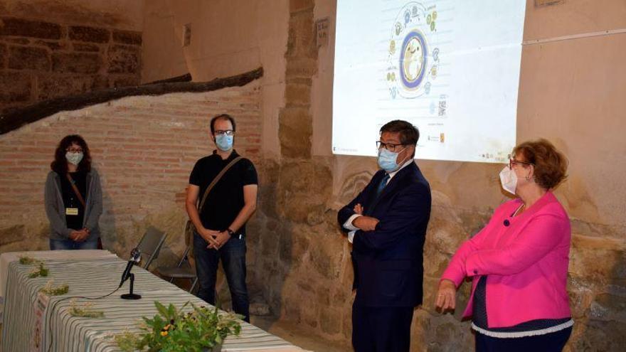 Aliaga inaugura en Loporzano las primeras Jornadas de Agroecología