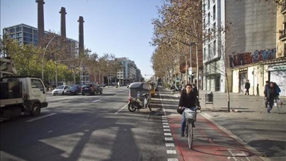 Avenida del Paral·lel que tendrá una red de colectores de más capacidad.