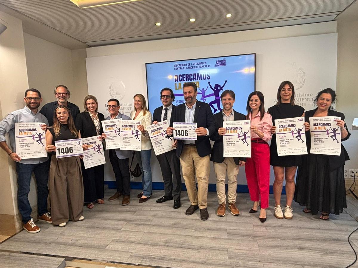 Los organizadores de la carrera solidaria que Elche acogerá este domingo 14 de junio