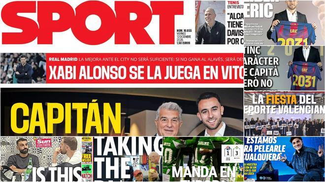 Las portadas de la prensa deportiva de hoy