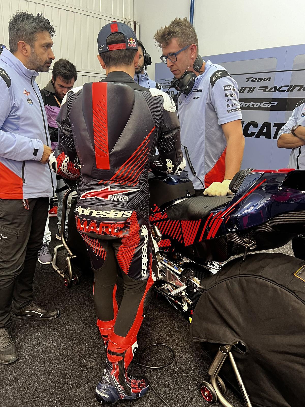 Así luce la nueva Ducati de Marc Márquez