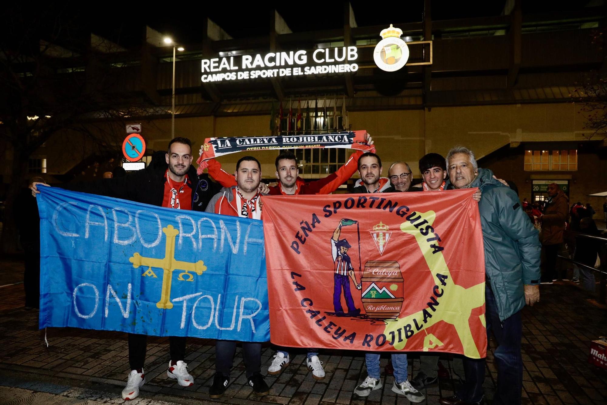 Así fue (en imágenes) el partido de Copa Racing-Sporting, y el viaje de la Mareona