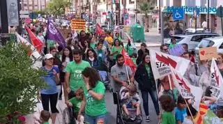 La primera huelga general educativa de la legislatura concluye con una gran manifestación en Castelló
