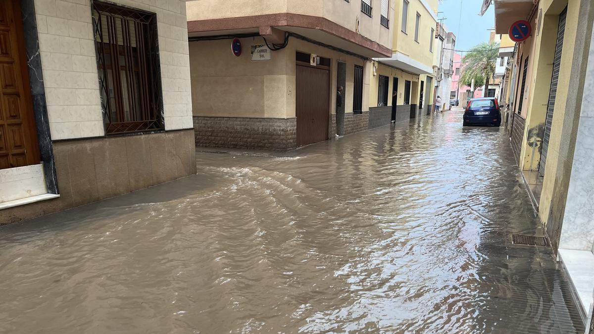 El pasado noviembre, uno de los puntos que se inundó en Nules fue la calle San Ramón