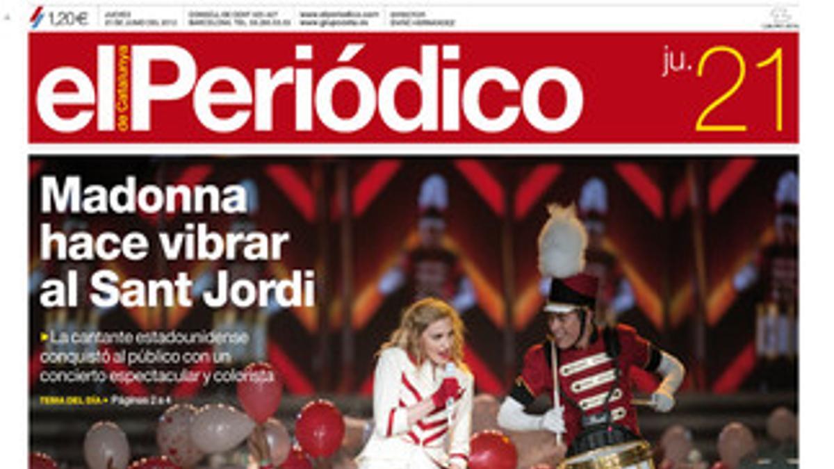 Portada de 'El Periódico de Catalunya'