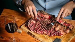 Una de las carnes del restaurante La Madurada.